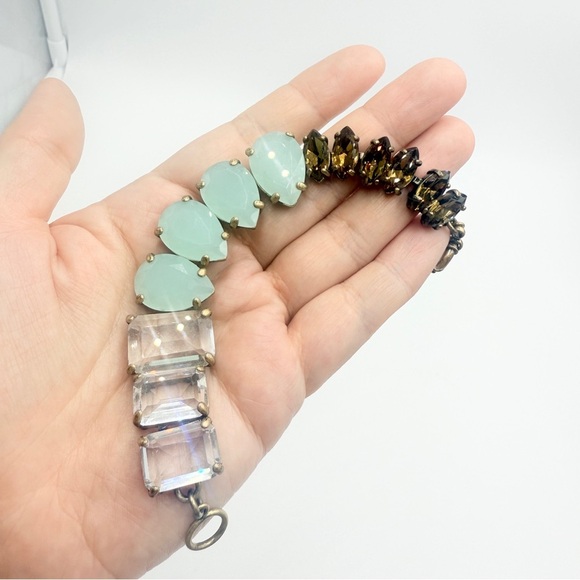 J. Crew Seafoam Teardrop & Stone
Statement Bracelet - Picture 1 of 10